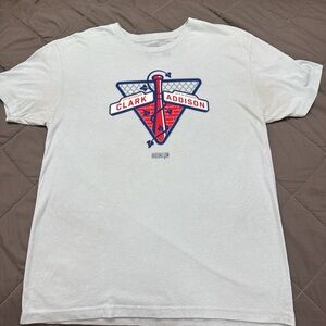 Clark Addison White Graphic T-Shirt
